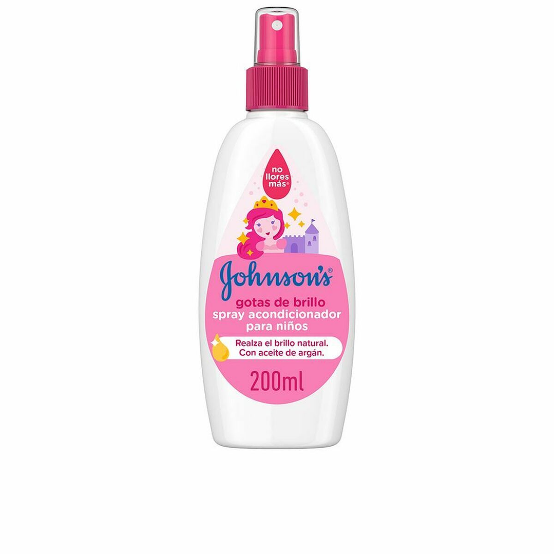 Spray Acondicionador Infantil Johnson's Gotas de Brillo 200 ml 1