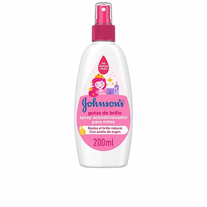 Spray Acondicionador Infantil Johnson's Gotas de Brillo 200 ml
