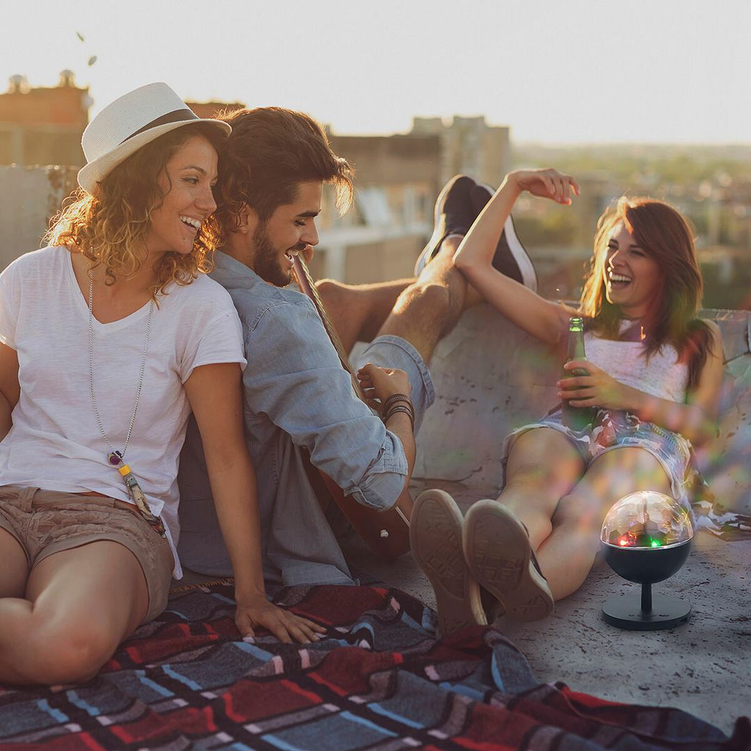 Proyector LED con Altavoz Bluetooth Recargable Istarlyt 5