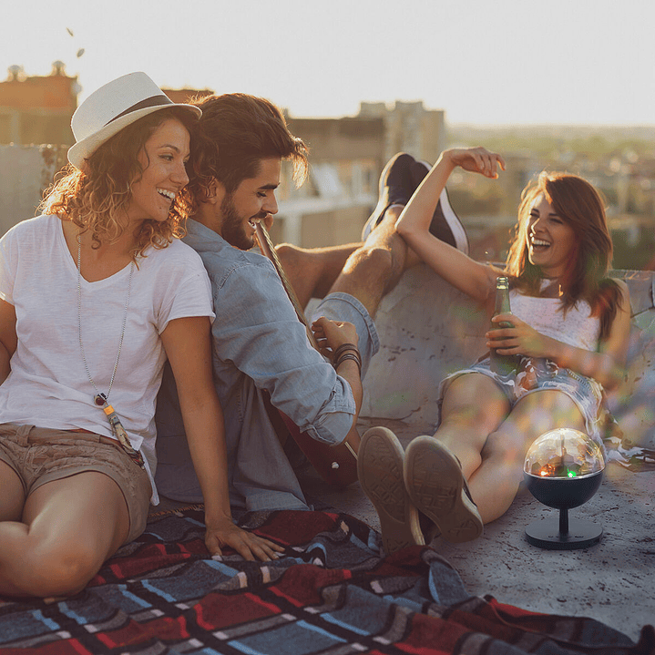 Proyector LED con Altavoz Bluetooth Recargable Istarlyt 5