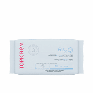 Toallitas Húmedas Topicrem BABY 60 Unidades Sin Perfume