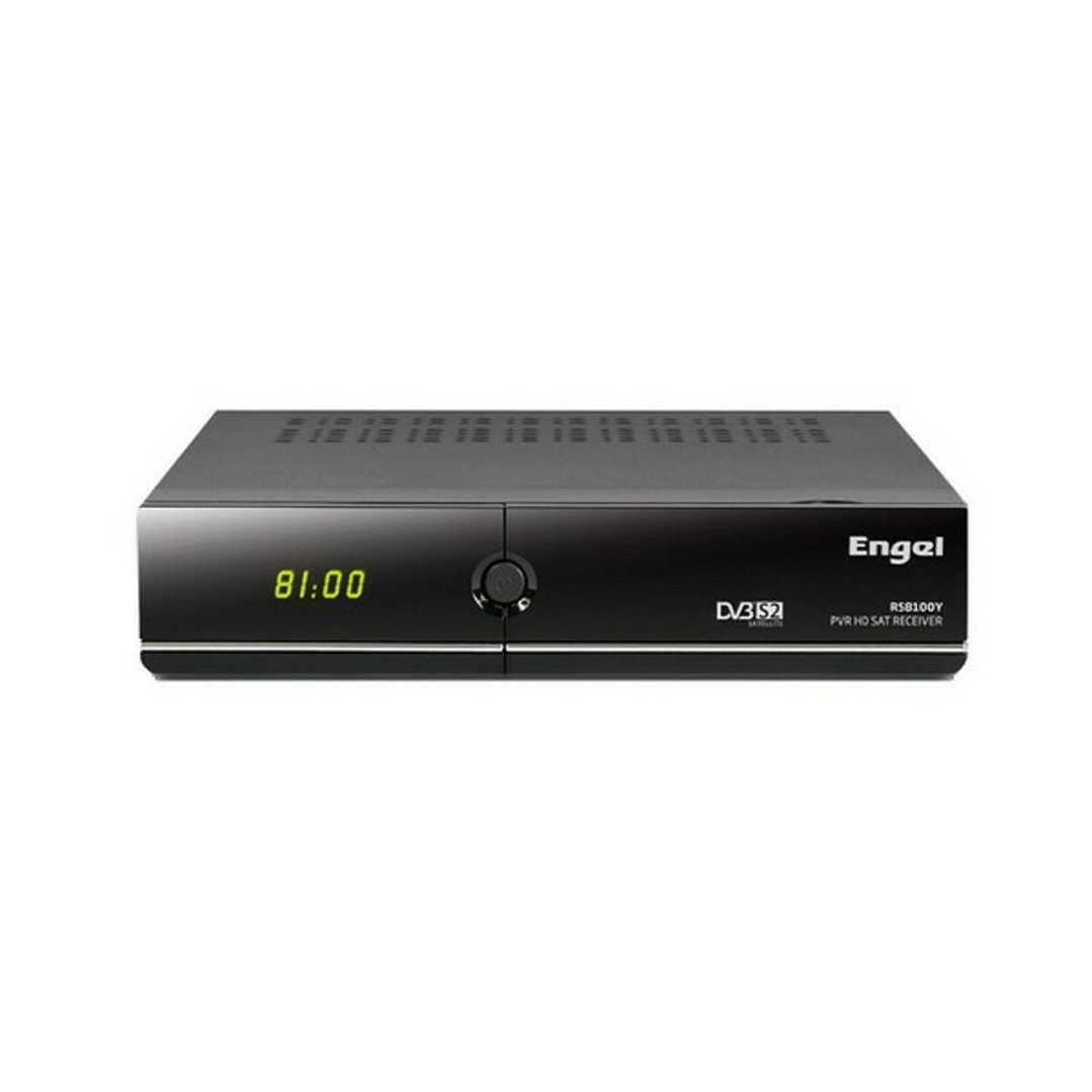 Receptor Satélite Engel RS8100Y HD PVR Full HD Negro 1