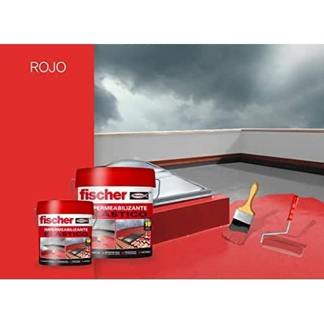 Impermeabilizante Fischer MS Rojo 750 ml para Terraza 2
