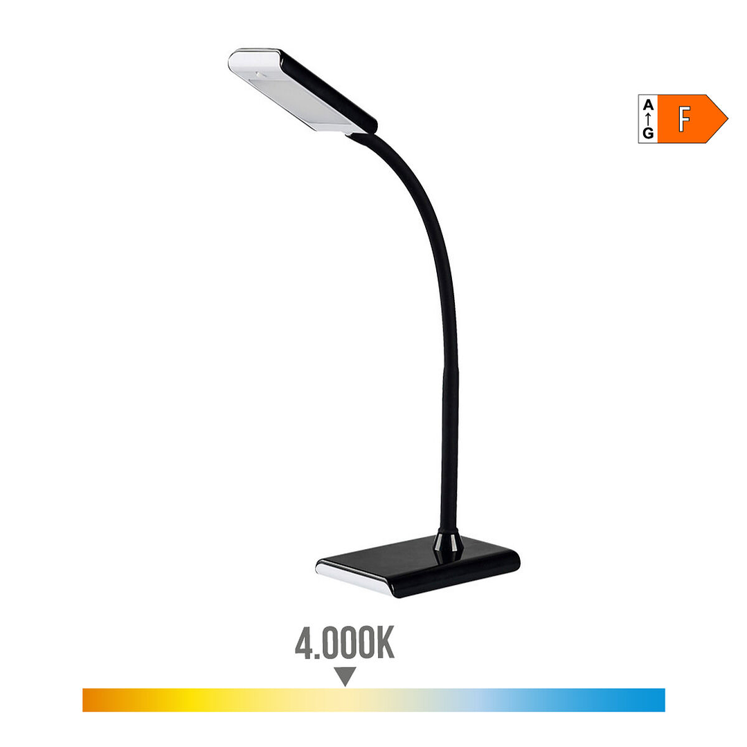 Lámpara Escritorio LED EDM 30117 Negra 7W 3