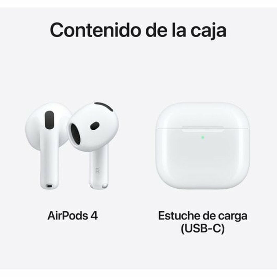 AirPods 4 Apple Bluetooth In Ear Blancos 5