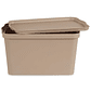 Caja Kipit Almacenaje con Tapa 24L Beige - Miniatura 3