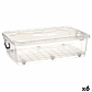 Caja Kipit con Ruedas 40L Transparente (6 Uds) - Miniatura 1