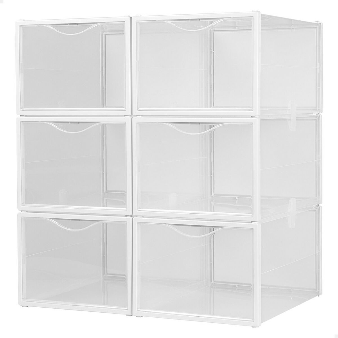Caja Apilable Para Zapatos Max Home Blanca (6 Uds) 3