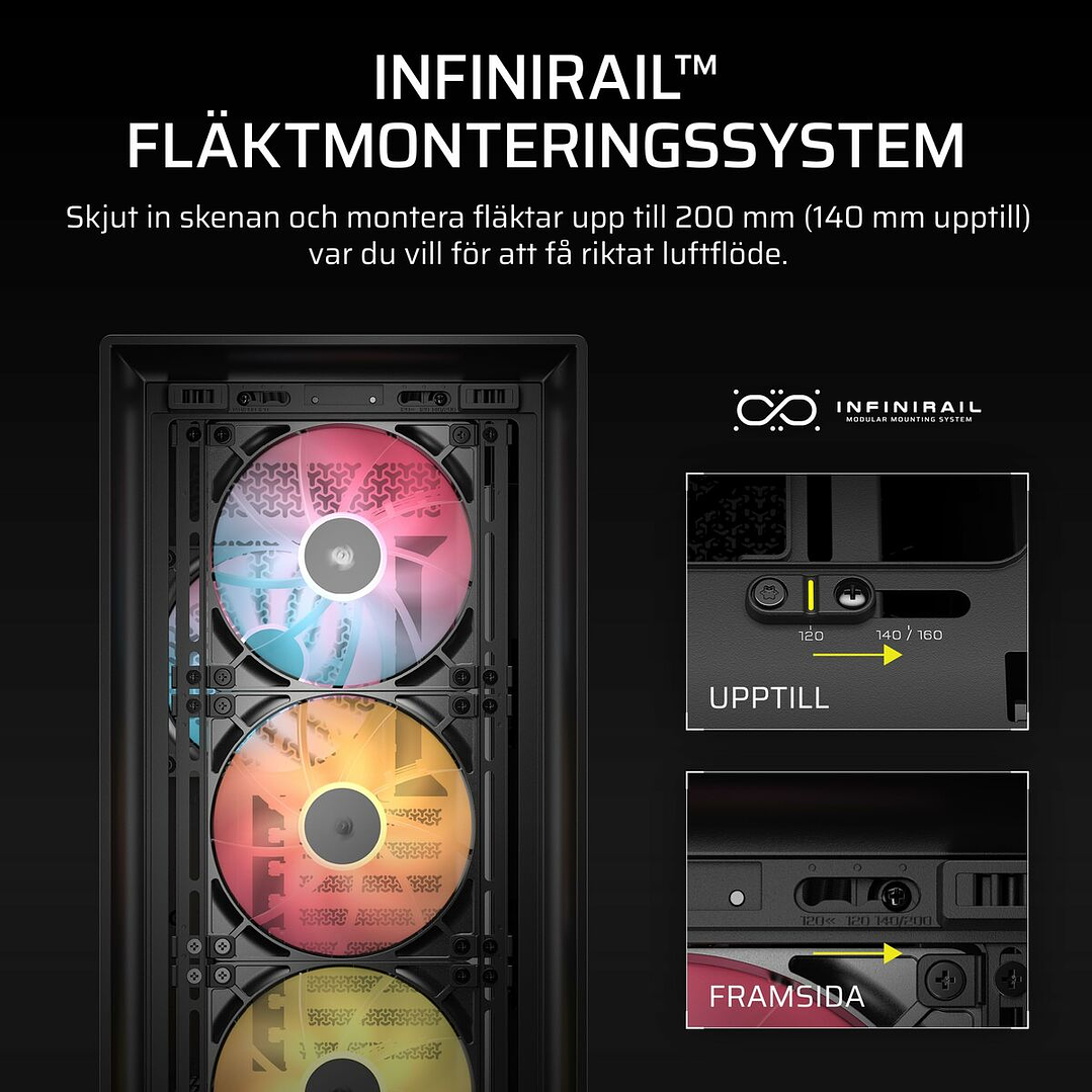 Caja Semitorre ATX Corsair 5000D RS ARGB Negra 9