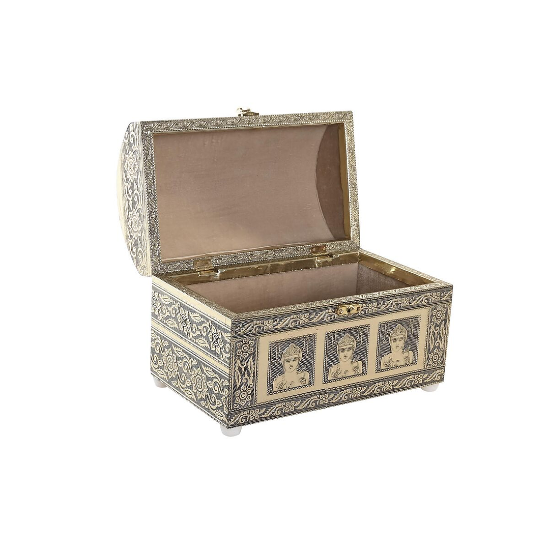 Caja Joyero DKD Home Decor Árabe Champán Beige 3