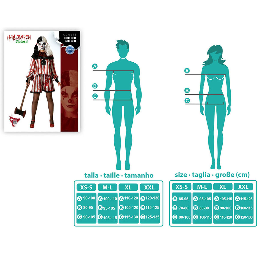 Disfraz Halloween Adulto XS/S Camisa y Pantalón 6