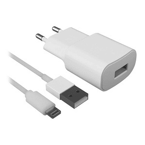Cargador Contact MFi Apple 2.1A + Cable Lightning