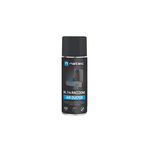 Aire Comprimido Natec Raccoon 400 ml Limpieza Precisa