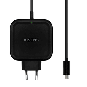 Cargador Aisens USB-C 65W PD QC3.0 Negro