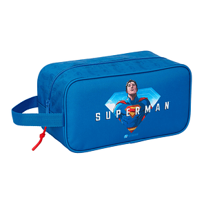 Zapatillero de Viaje Superman Azul 29x15x14 cm