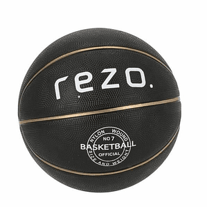 Balón Baloncesto Rezo Talla 7 Caucho Negro