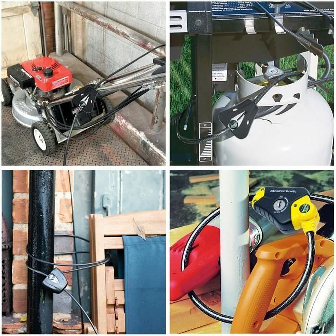 Candado Master Lock Python 8433EURD Llave 1,8 m 4