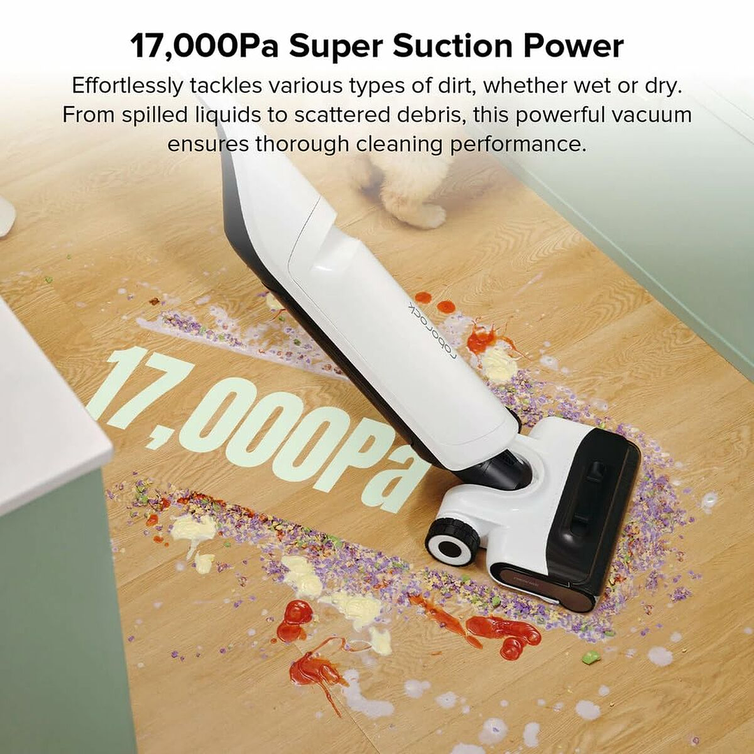 Aspirador Escoba Roborock WD3D3A 17000 Pa Sin Bolsa 11