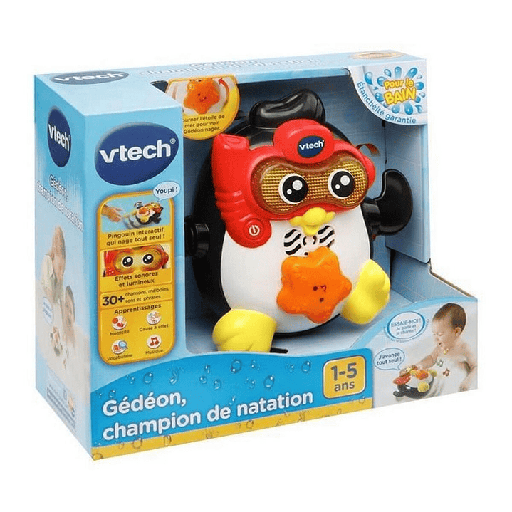 Juguete Baño VTech Baby Gédéon Pingüino Musical 1