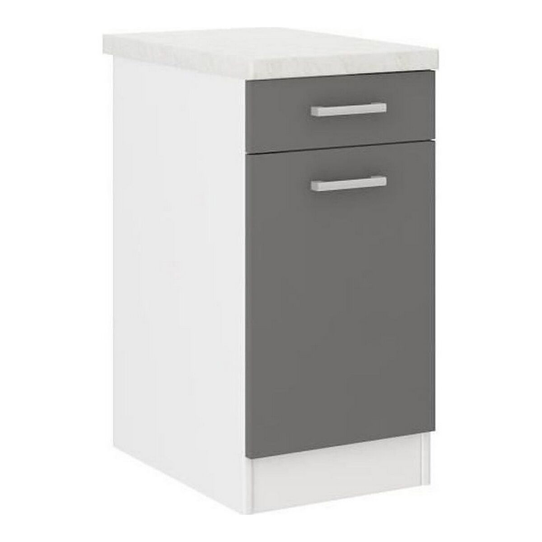 Mueble Cocina Gris 40x47x82 cm Melamina PVC 1