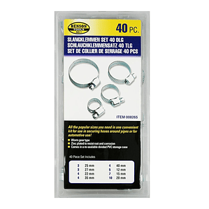Abrazaderas Metálicas Bensontools 40 Piezas Variadas