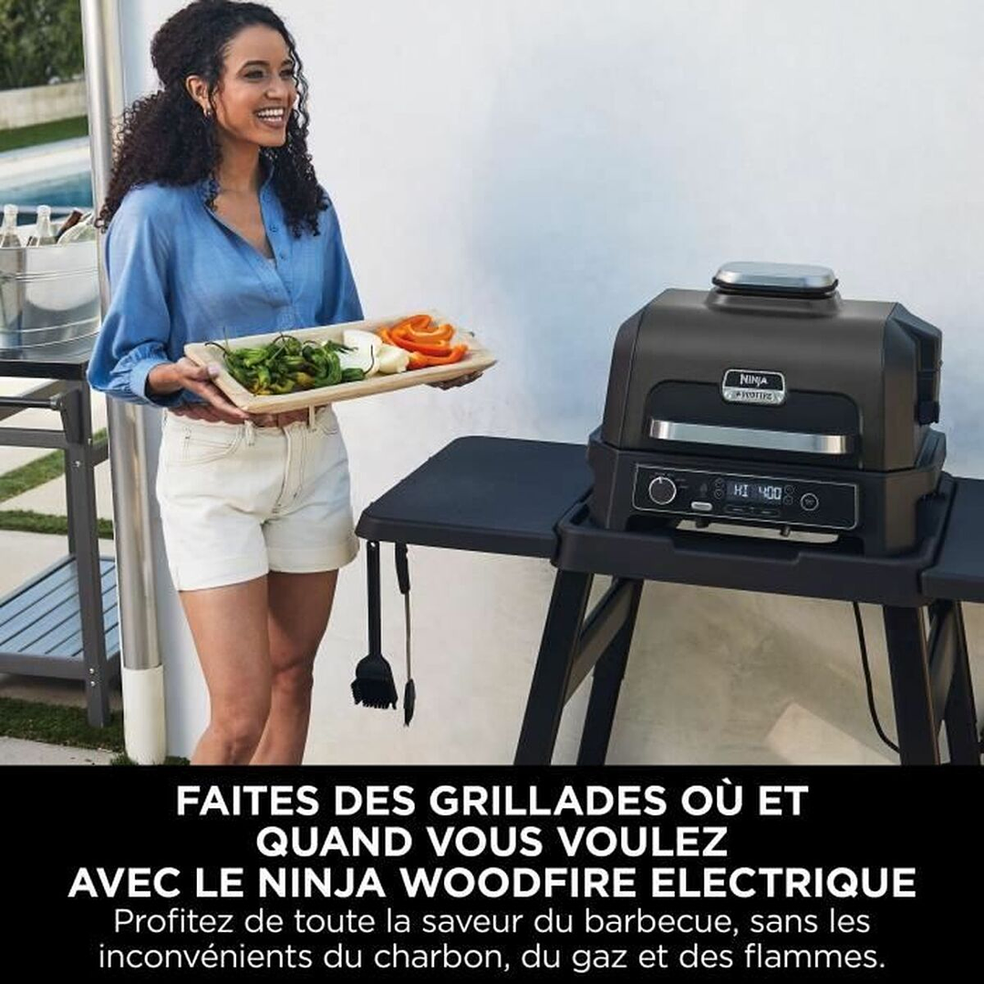 Barbacoa Portátil NINJA OG850EU Woodfire Pro XL 6