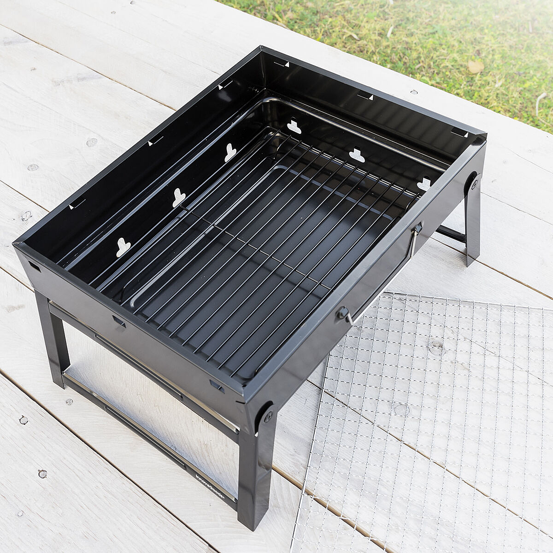 Barbacoa Plegable Portátil BearBQ InnovaGoods Carbón 10