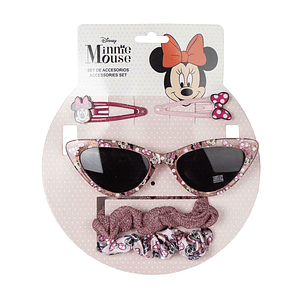 Gafas de Sol Minnie Mouse con Accesorios Niña