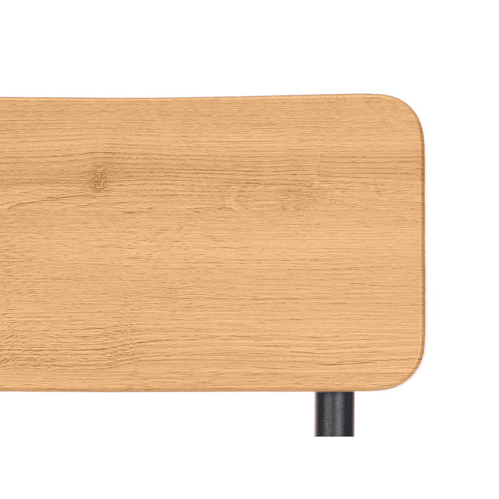 Conjunto Mesa y 4 Sillas Gift Decor Negro Madera 2