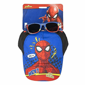 Set Infantil Spider-Man Gorra y Gafas de Sol 2 Piezas