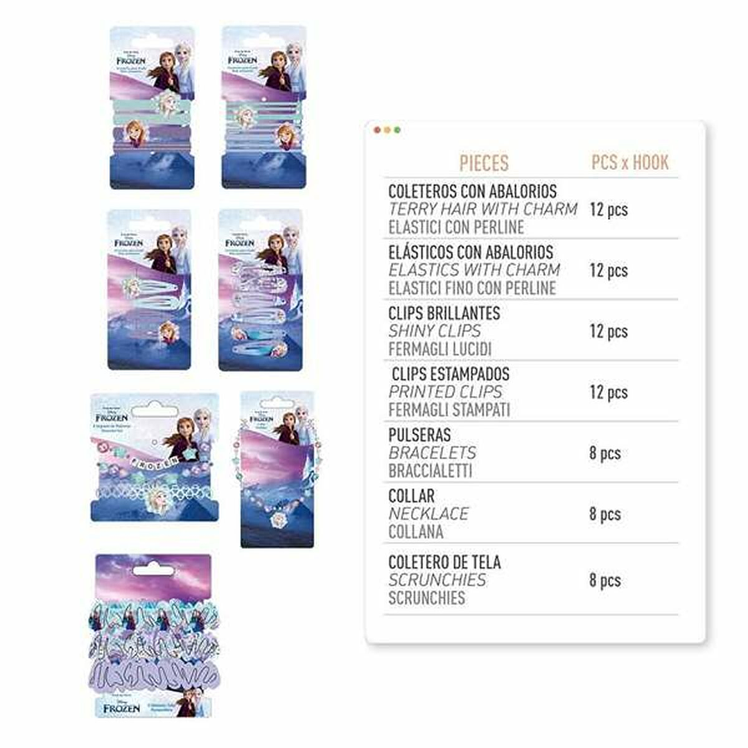 Expositor Accesorios Frozen Pelo Infantil Disney 2