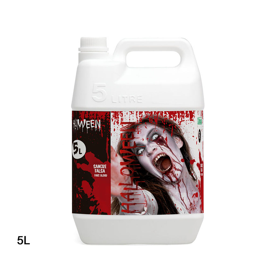 Sangre Falsa Maquillaje 5L Rojo Profesional 1