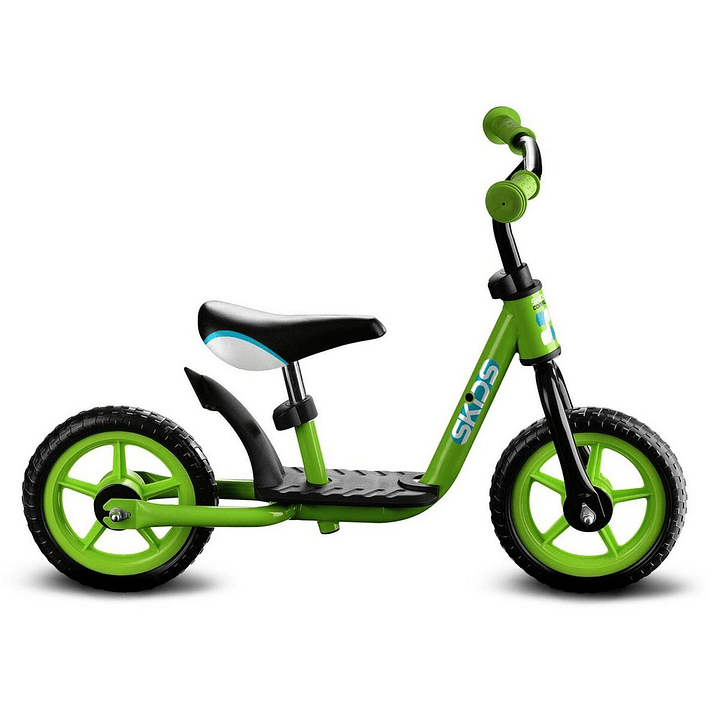 Bicicleta Infantil Skids Control Verde +3 Años 2
