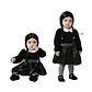 Disfraz Bebé Miércoles Negro 6-12 Meses - Miniatura 1