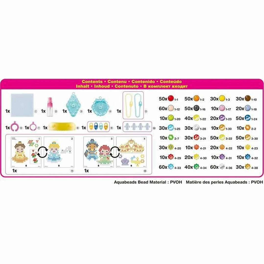 Aquabeads Disney Princess Manualidades Niños +4 4