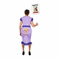 Disfraz Abuela Morado Adulto Where is my dog? - Miniatura 1