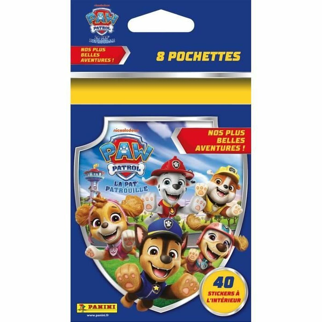 Pack Cromos Panini Paw Patrol 40 Pegatinas 1