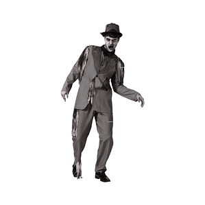 Disfraz Novio Muerto Adulto Halloween Gris