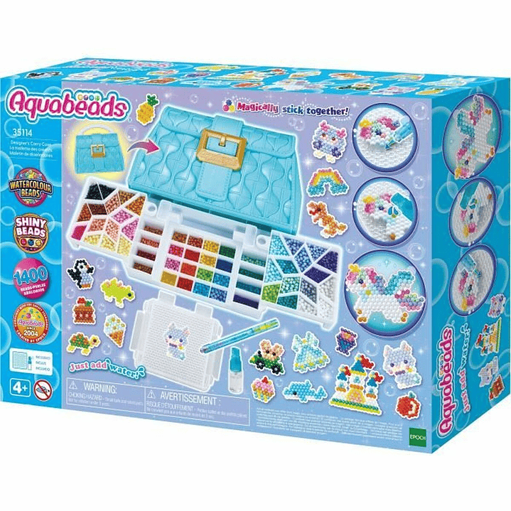 Juego Manualidades Aquabeads 1400 Cuentas +4 Años 3