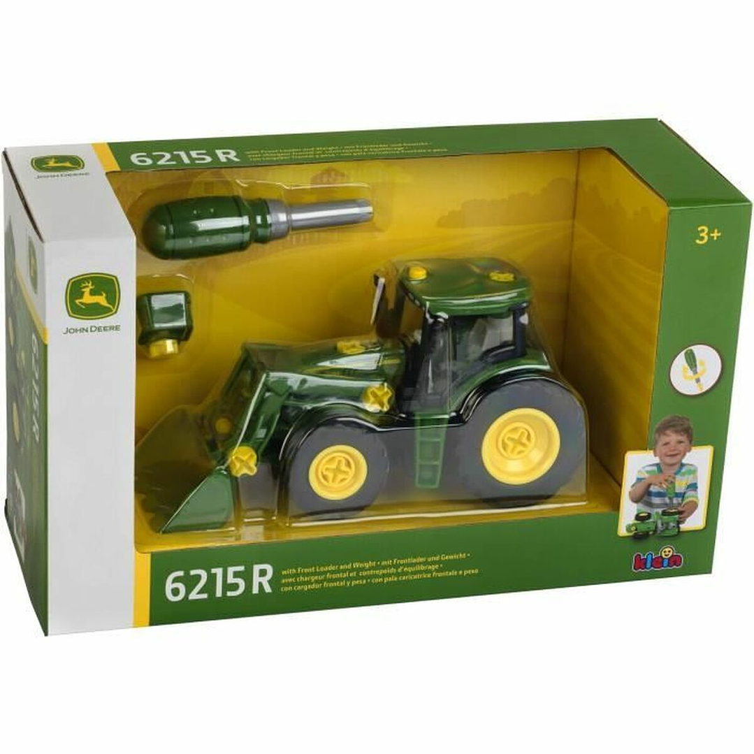 Juego Construcción Tractor Verde Klein 1:24 3