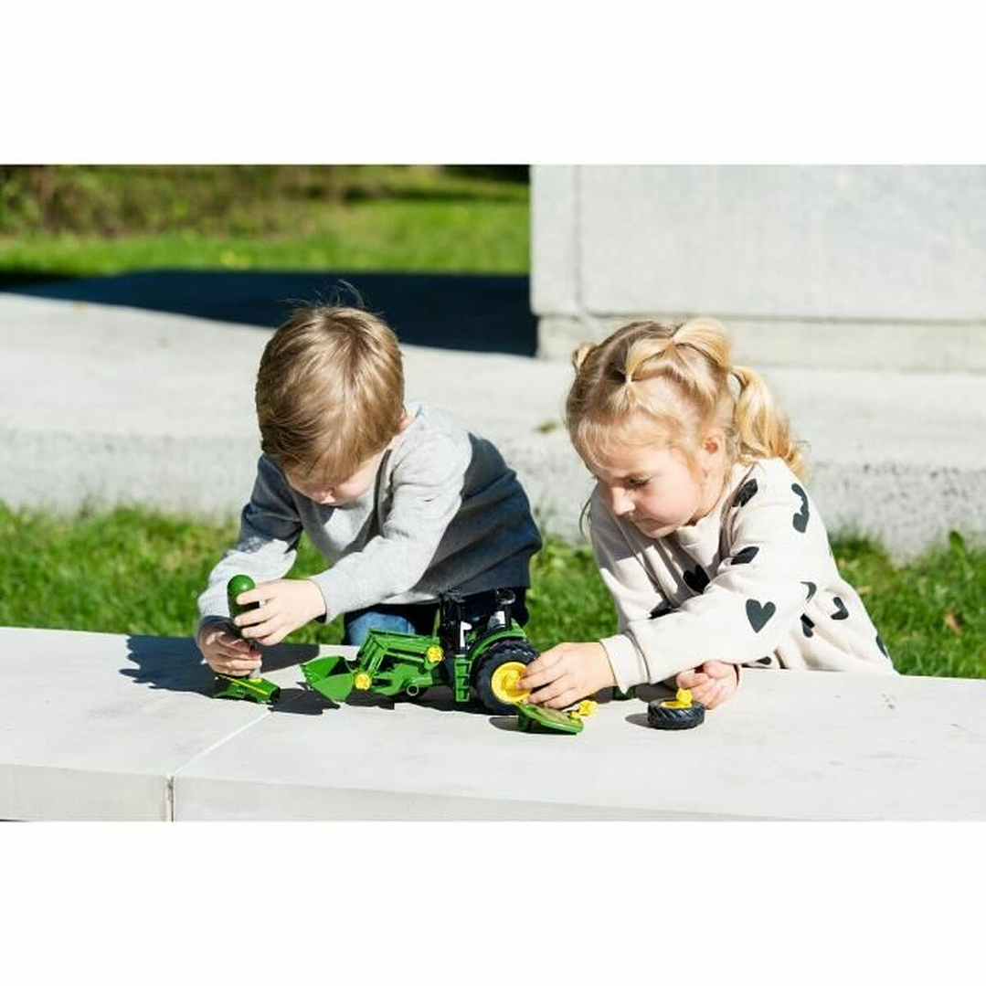 Juego Construcción Tractor Verde Klein 1:24 6