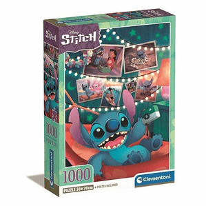 Puzzle Clementoni Stitch 1000 Piezas Disney Adultos