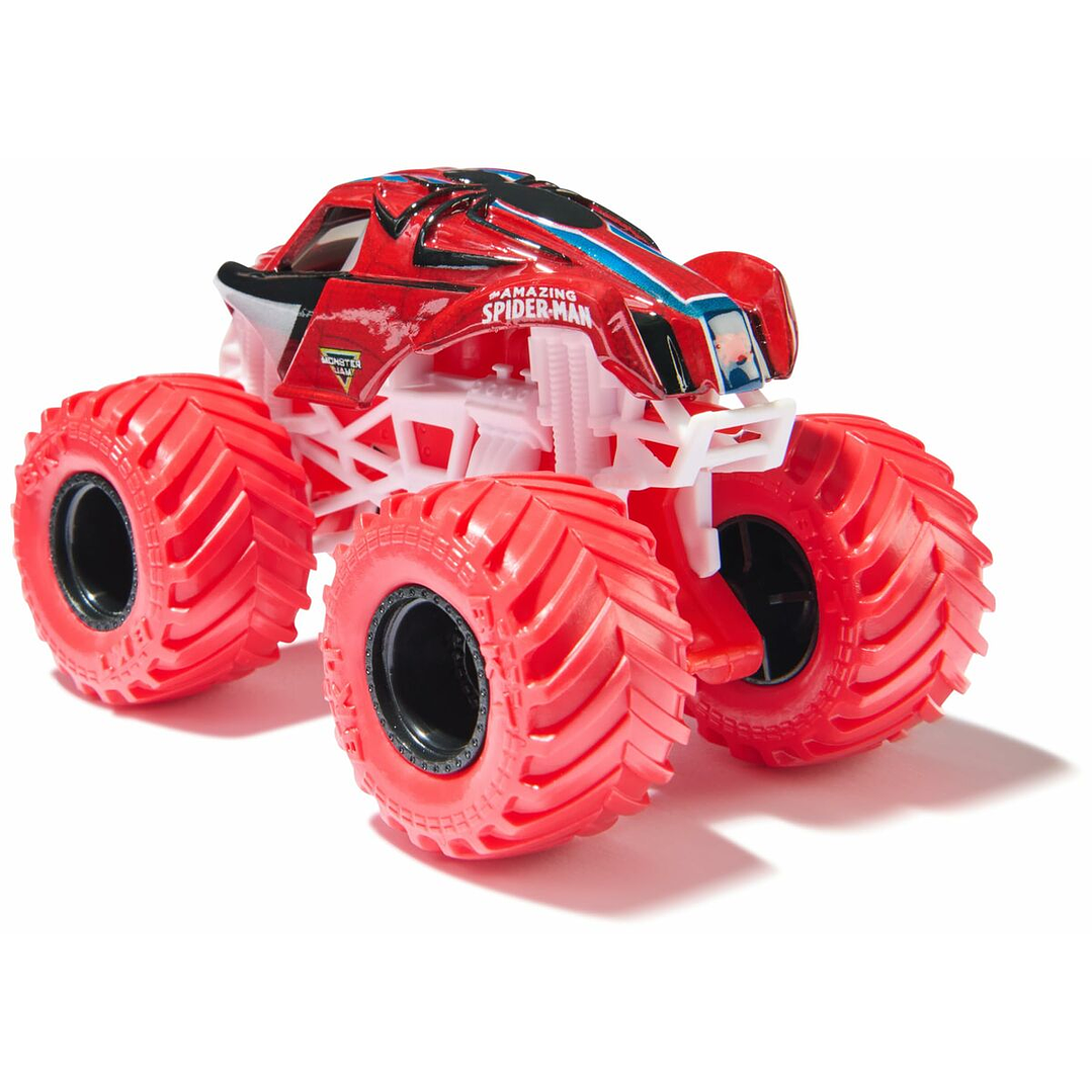 Monster Jam Spiderman Pack 5 Coches Die Cast +3 Años 6