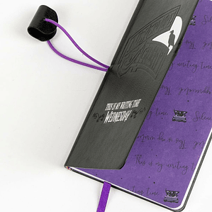 Cuaderno Wednesday Tapa Dura Diseño Gótico A5