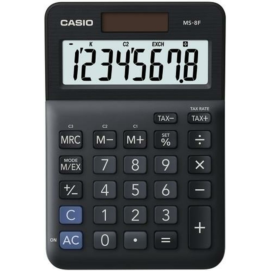 Calculadora Casio MS-8B Escritorio 8 Dígitos LCD 1