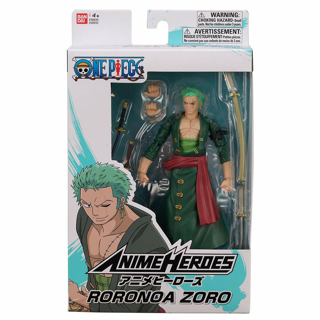 Figura Articulada Zoro One Piece Anime Heroes 17 cm 5