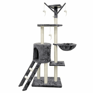 Rascador para Gatos Jipsy Gris 138 cm Sisal