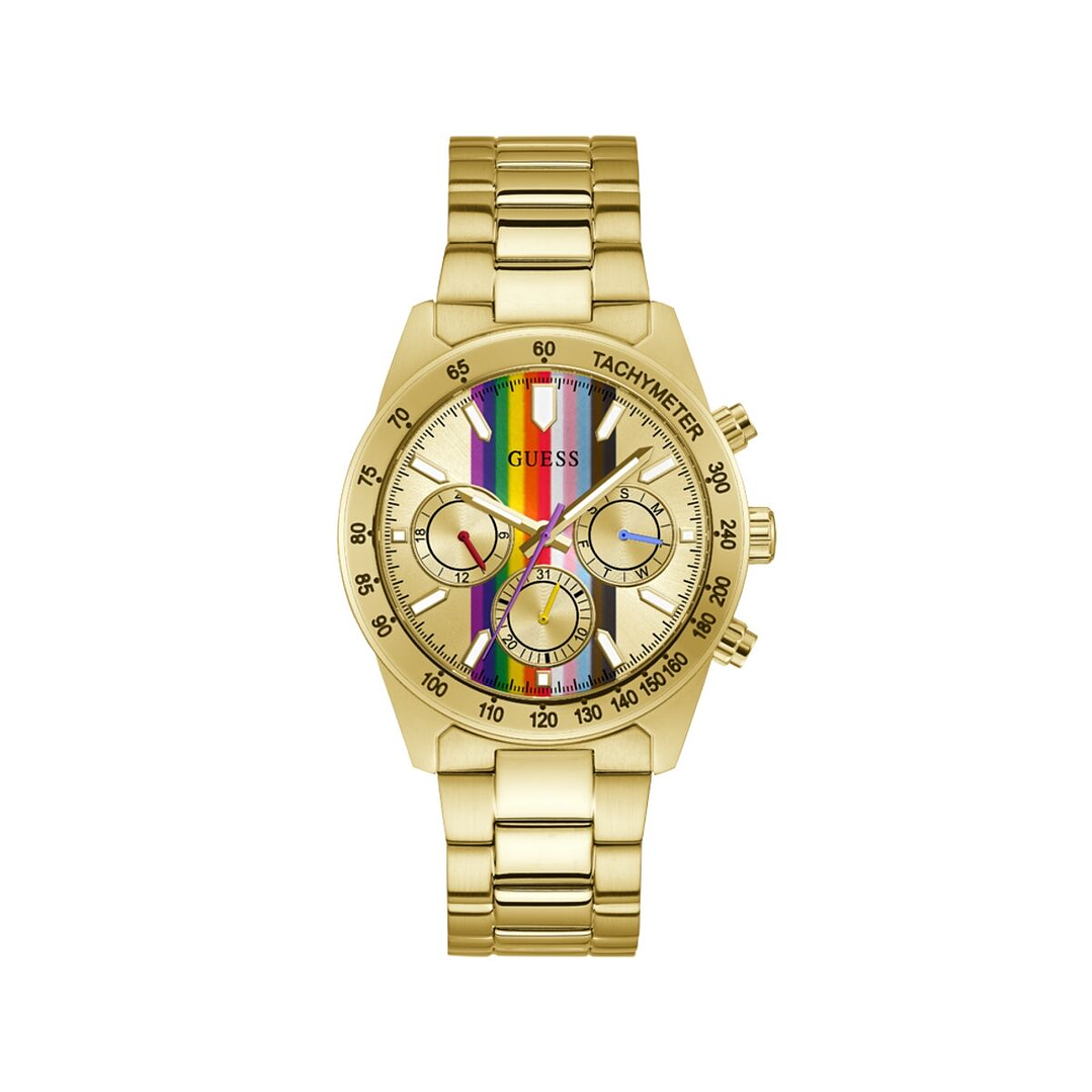 Reloj Hombre Guess GW0434G1 Dorado 44 mm 1