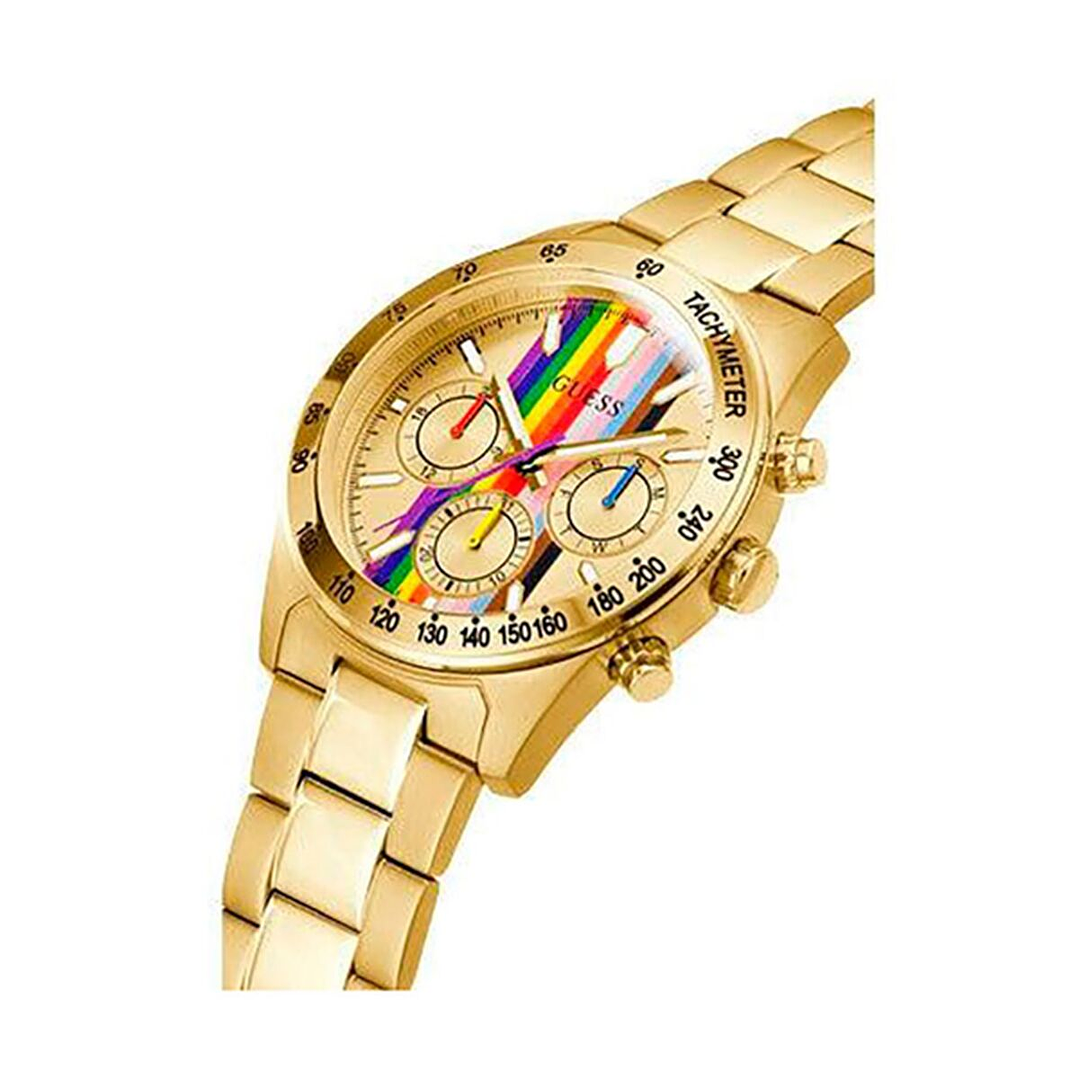 Reloj Hombre Guess GW0434G1 Dorado 44 mm 4