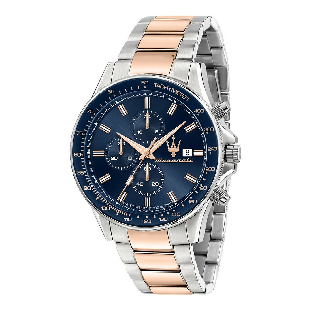 Reloj Hombre Maserati R8873640012 Azul 44 mm 1